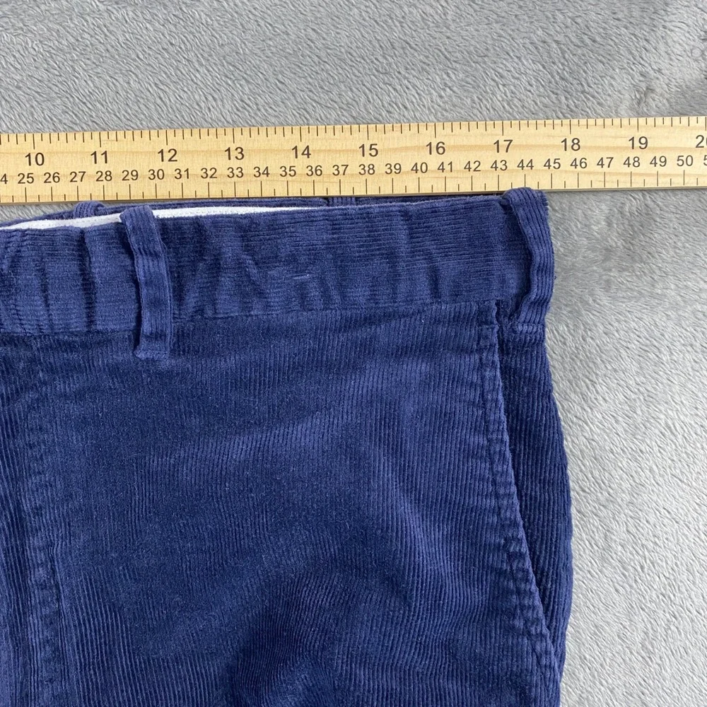 Polo Golf Ralph Lauren Pants Mens 34/30 Navy Blue Corduroy Straight Leg Trousers